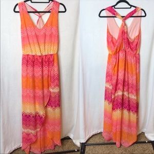 Maurice’s Ombré Tulip Skirt Chevron Racerback Maxi